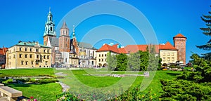 Courtyard of Wawel Royal Castle, Cracow, Poland