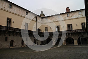 Courtyard in Zvolen castle in baroque style, Zvolen