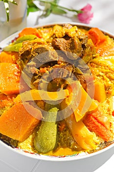 Cous cous with meat