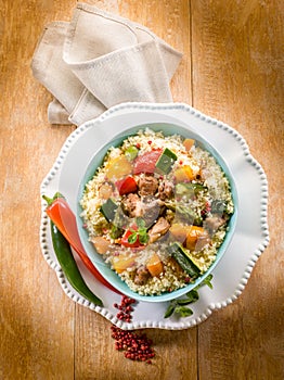 Cous cous with meat