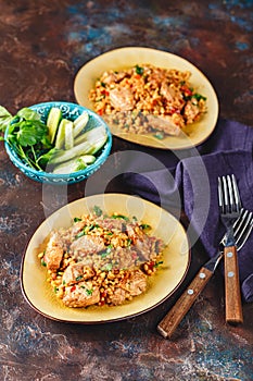 Cous Cous whit meat and vegetables