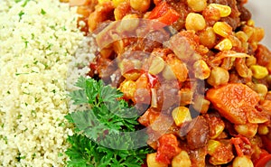 Couscous And Lentil Hotpot