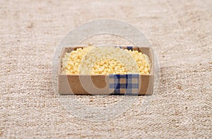 Couscous on linen