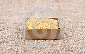 Couscous on linen