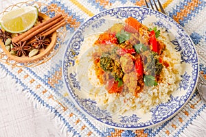Couscous marocain photo