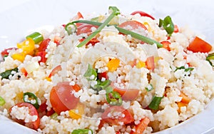 Couscous salad-Close Up