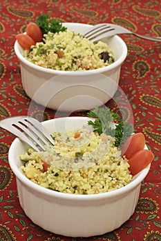 Couscous salad for two