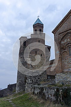 Coutryard of Gremi, the royal citadel and the Church of the Archangels