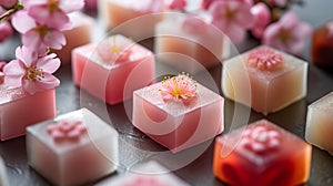 Couture Confections: Delicately Shaped Wagashi in Miu Miu Style