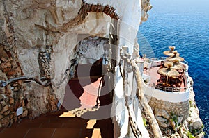 Cova d'en Xoroi, Minorca,Balearic islands, Spain photo