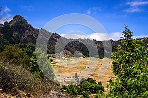 Cova de Paul votano crater in Santo Antao island, Cape Verde