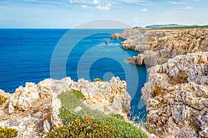 Cova de Sa Merda Cave in Minorca, Spain