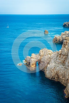 Cova de Sa Merda Cave in Minorca, Spain