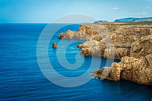 Cova de Sa Merda Cave in Minorca, Spain