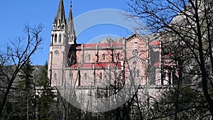 Covadonga Basilica view