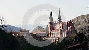 Covadonga Basilica view