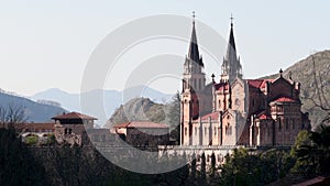 Covadonga Basilica view