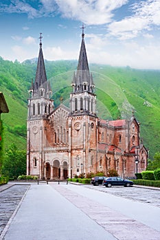 Covadonga Catholic sanctuary Basilica Asturias