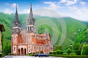 Covadonga Catholic sanctuary Basilica Asturias