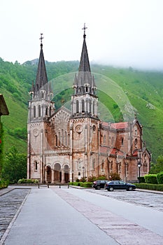 Covadonga Catholic sanctuary Basilica Asturias