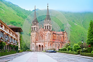 Covadonga Catholic sanctuary Basilica Asturias