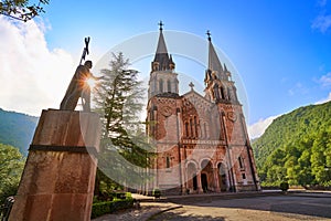 Covadonga Catholic sanctuary Basilica Asturias