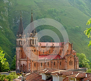 Covadonga Catholic sanctuary Basilica Asturias