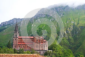 Covadonga Catholic sanctuary Basilica Asturias