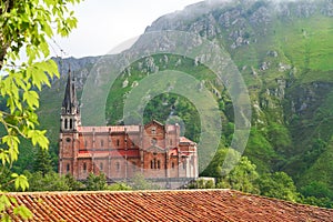 Covadonga Catholic sanctuary Basilica Asturias