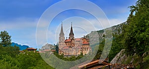 Covadonga Catholic sanctuary Basilica Asturias