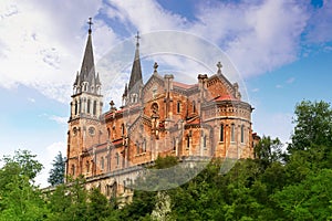 Covadonga Catholic sanctuary Basilica Asturias