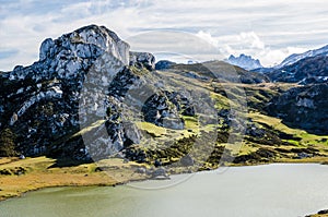 Covadonga lakes, Picos de Europa. Asturias, Spain.