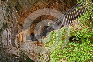 Covadonga Santa Cave a Catholic sanctuary Asturias