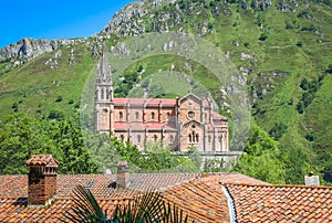 Scenic view in Covadonga, Asturias, northern Spain