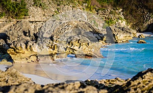 Cove along Bermuda coastline