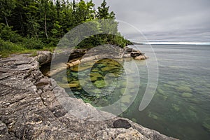 Cove On The Coast Of Lake Superior In Michigan photo