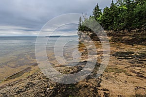 Cove On The Coast Of Lake Superior In Michigan photo