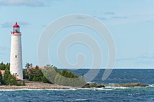 Cove Island Lighthouse Tobermory, Bruce Peninsula Landscape