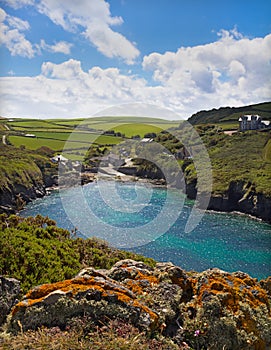 Cove at Port Quin, Cornwall, UK