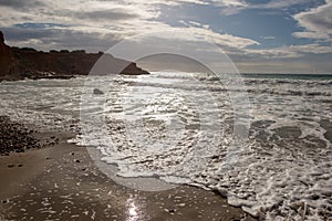 In the cove Sa caleta of Ibiza, Baleares