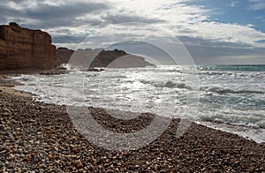 In the cove Sa caleta of Ibiza, Baleares photo