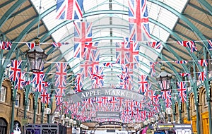 Covent Garden Jubilee Flags, London