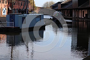 Coventry canal basin Warwickshire industrial resolution era ,James Brindley photo