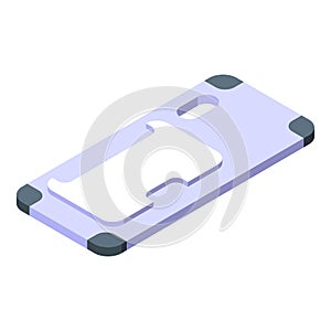 Cover case icon isometric vector. Mobile phone