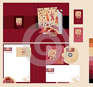 Cover design with abstract illustration. Carnival celebrations or in the abstract.
