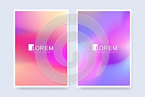 Cover design in pastel colors. Abstract sky pastel rainbow gradient background. Innovation modern background design
