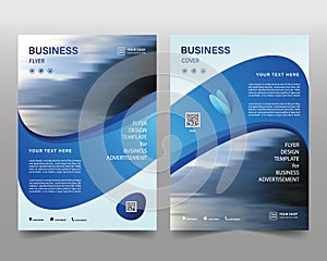 Cover design template A4 size. Flyer poster business brochure vector