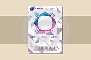 Cover Design template, annual report cover, flyer, presentation, brochure. Front page design layout