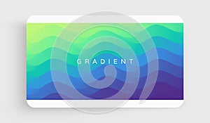 Cover design template with color gradients. Abstract background. Modern pattern. 3d vector Illustration for advertising, marketing