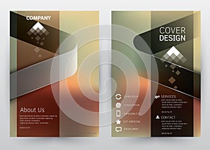 Cover Design Vector template set Brochure, Annual Report, Magazine, Poster, Corporate Presentation, Portfolio, Flyer, Banner